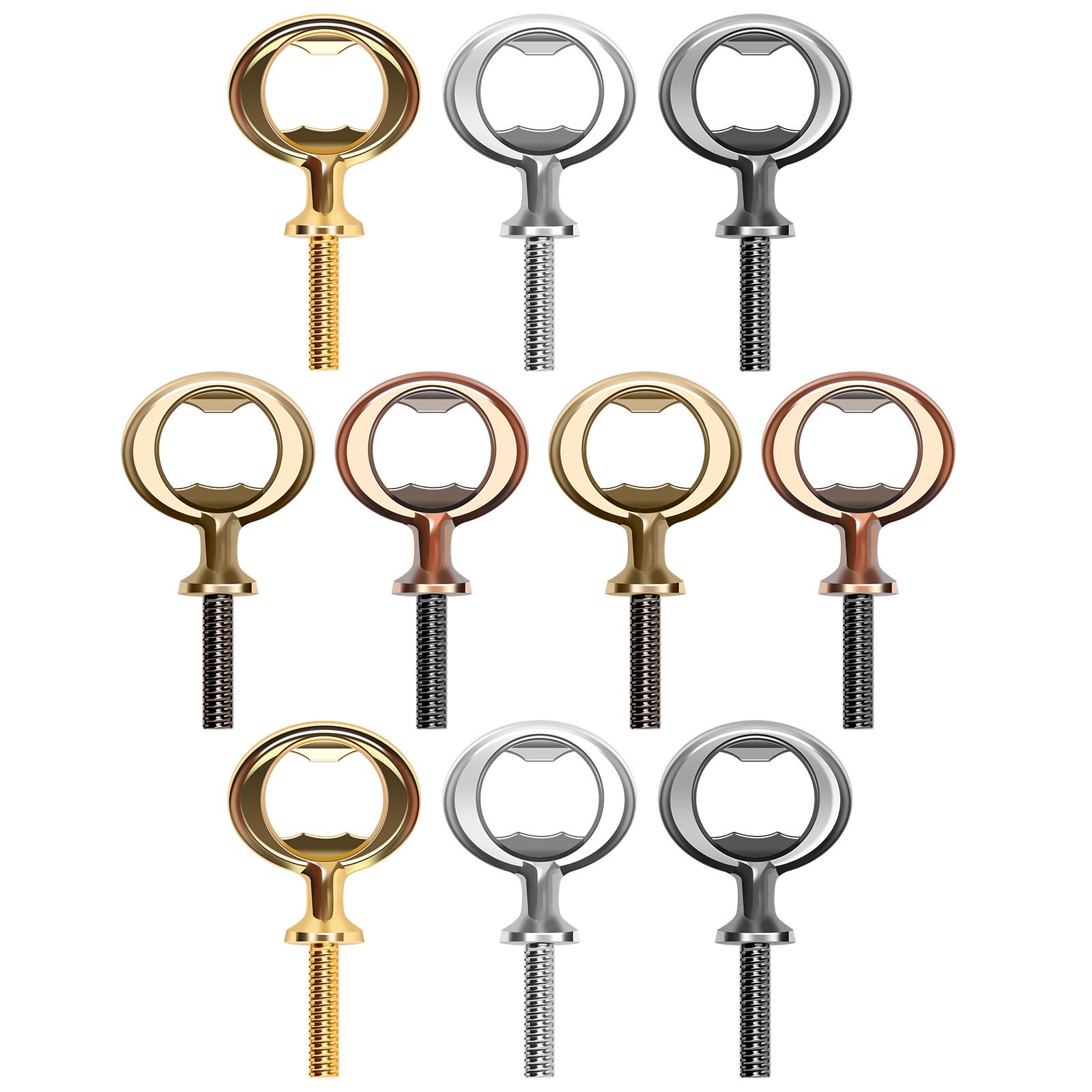 

10/15Pcs Bottle Opener Kit Zinc Alloy Compact Beer Opener Kit Practical Vintage Beer Bottle Opener Set for Wine Party Weddings