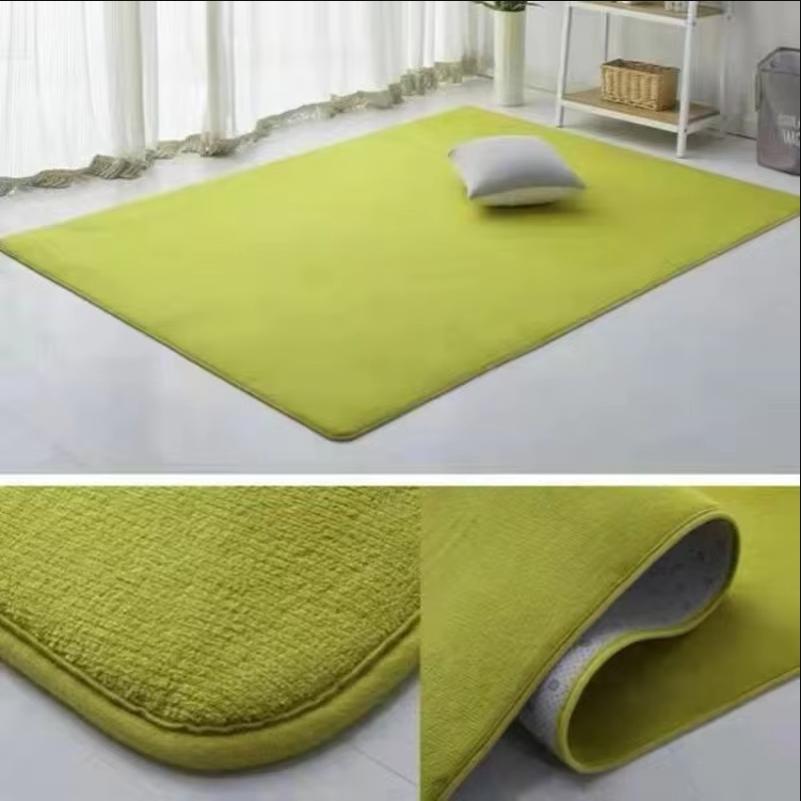 Modern, Simple and High-end Coral Velvet Carpet, Living Room Sofa, Bedroom Bed, Anti-stain Carpet, Home Decoration