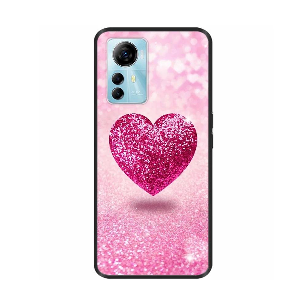 Cute Phone Case For Blade A72s 4G Case Flower Cartoon Painted Soft Silicone Fundas for ZTE Optus X Max A 72s Cover Protective