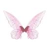 Fairy Wing for Kids Adults Butterfly Fairy Halloween Costume Glitter Angel Wings Elf Cosplay Accessory for Girls Women