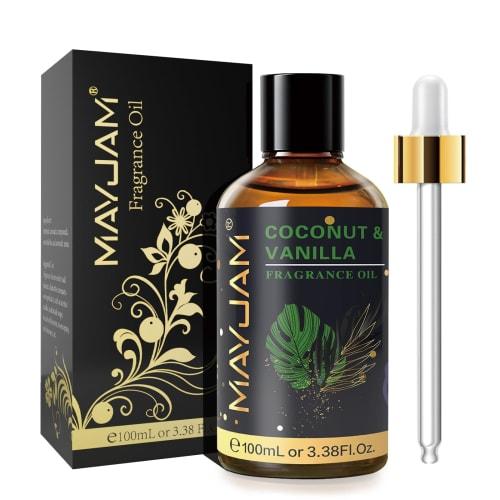 

MAYJAM Coconut Vanilla Aromatherapy Oil, Essential Oil for Humidifiers, 100ml
