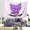 Haunter I Haunt You Tapestry Wall Hanging Aesthetic Home Decoration Tapestries for Dorm Room