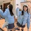 Corner Buckle Bread Clothes Women's Winter Thickened Warm Down Cotton Clothes Short Loose Version Cotton-padded Jacket Cotton-padded Clothes