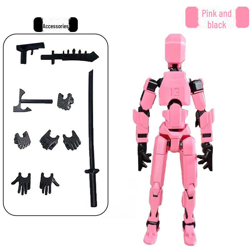 3D Movable Jointed Children's Dolls - Decompression Toy