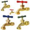 1/2*3/4 Gardening South American Zinc Alloy Faucet 3/4*3/4 Copper Plated Faucets 1pcs Bowknot Blue Green Red