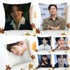 Funda de cojín Ji Chang wook Lavable Lino comodidad Suave para Sofá Cama Acogedor Hogar Decoración de Habitación