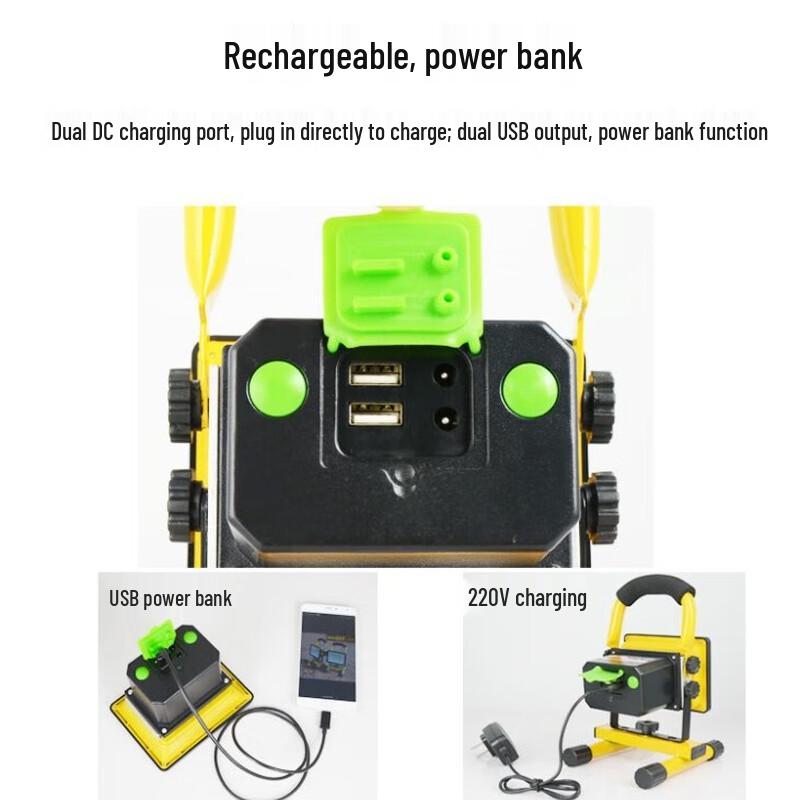UOSULED Rechargeable Outdoor Floodlight