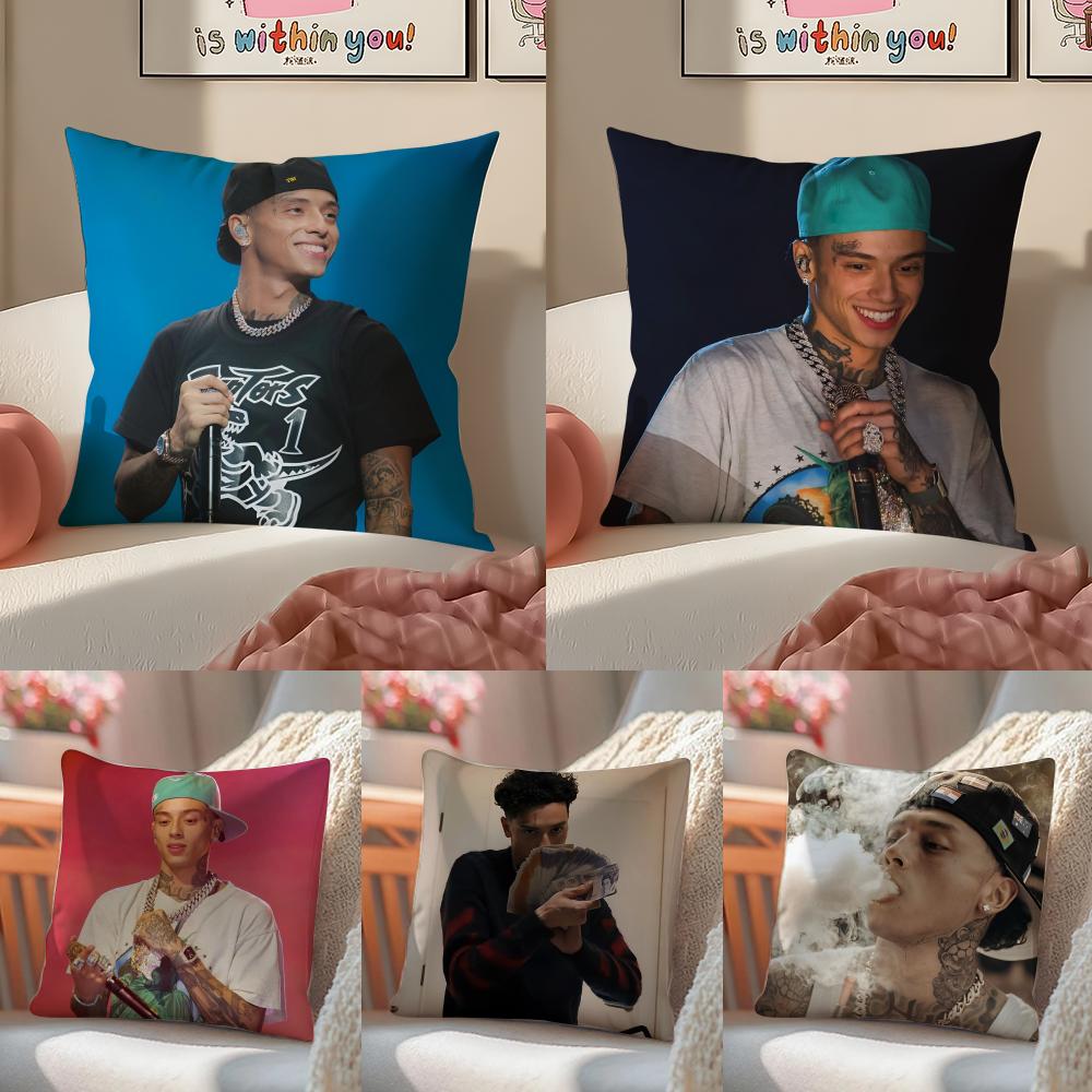 Hiphop Rapper Singer C-Central Cee Pillow Case Sofa Living Room Bedroom Headboard Backrest Cushion Square Cushion