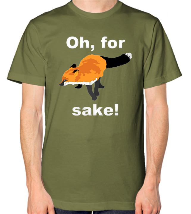 Oh For Fox Sake T-Shirt Men Women Unisex Top S