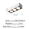 Takspotlight LED 7W 9W 12W Overflatemontert Antirefleks Vanlig aluminiumslysarmatur Downlight 85-265V