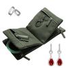 Jewelry Storage Holder Jewelry Organizer Bag  With 4 Pockets Zipper Necklace Holder Pouches For Bracelet Earrings Rings Travel