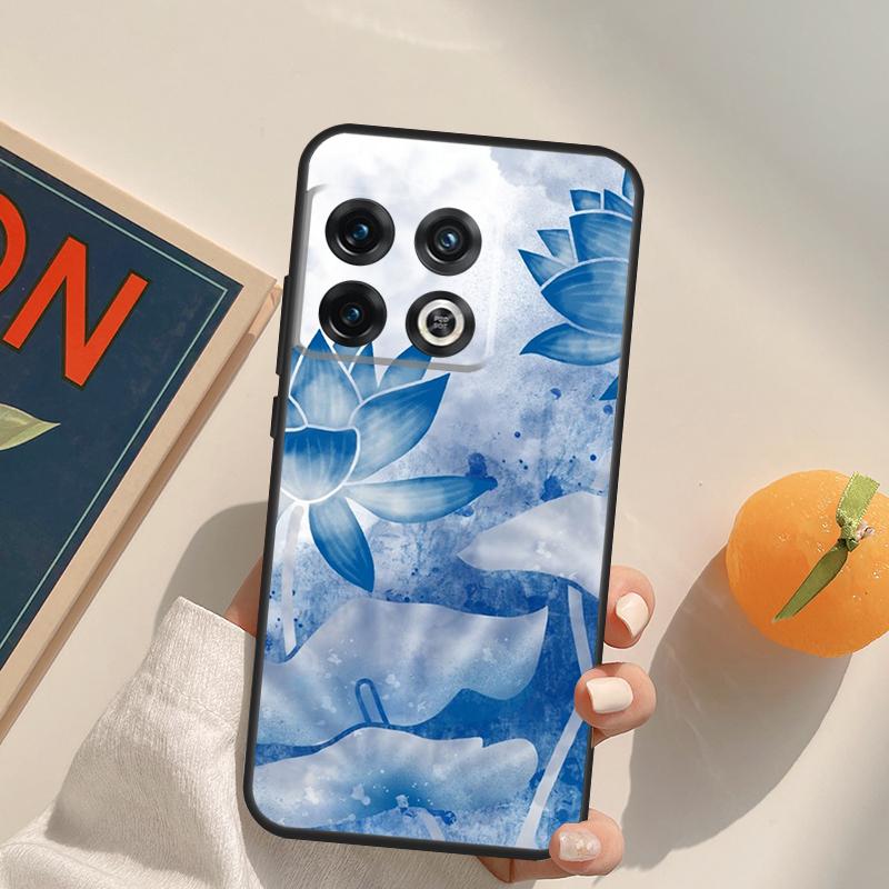 Lotus Flower Case For OnePlus 15 13 12 11 13R 12R 10T 8T 13T OnePlus Nord 5 CE 3 2 4 Lite N20 N30 Cover