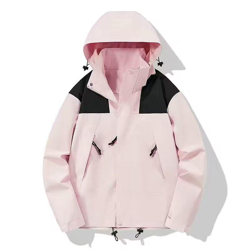 Men's and Women's Windproof, Waterproof, and Oil-Resistant Thickened Mountaineering Jacket for Autumn and Winter