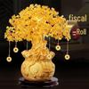 Citrine Money Tree Ornament - Home Decoration for Living Room, Housewarming, New Year, or New Home Opening Gift