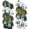 Green Bay NFL Football Jersey - Embroidered Team Apparel Fans Multiple Player Numbers Sizes