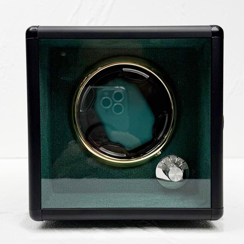 Aluminum Alloy Mechanical Watch Winder: Home Use Self-Winding Rotating Storage Box