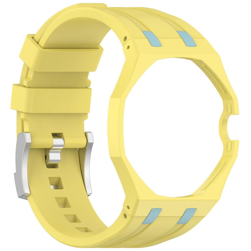 Рамка корпусу ПК+Силіконовий ремінець Для Swatch x AP Royal Pop Кишеньковий Модифікаційний комплект Змінник на 2 в 1 Інтегрований Браслет Наручний годинник