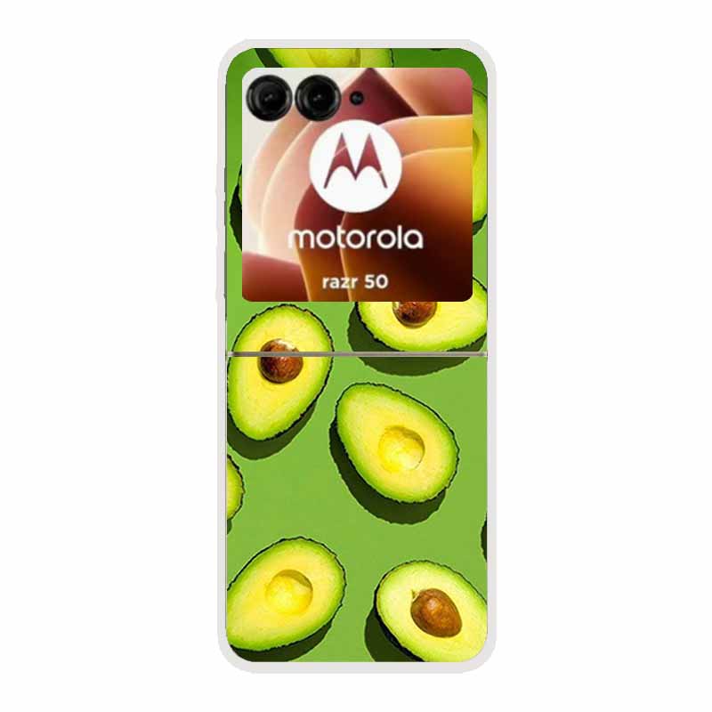 For Motorola Razr 50 Ultra Case Plastic Hard Painted Cartoon Transparent Back Cover Case for Motorola Razr 50 5G Hard PC Case 50