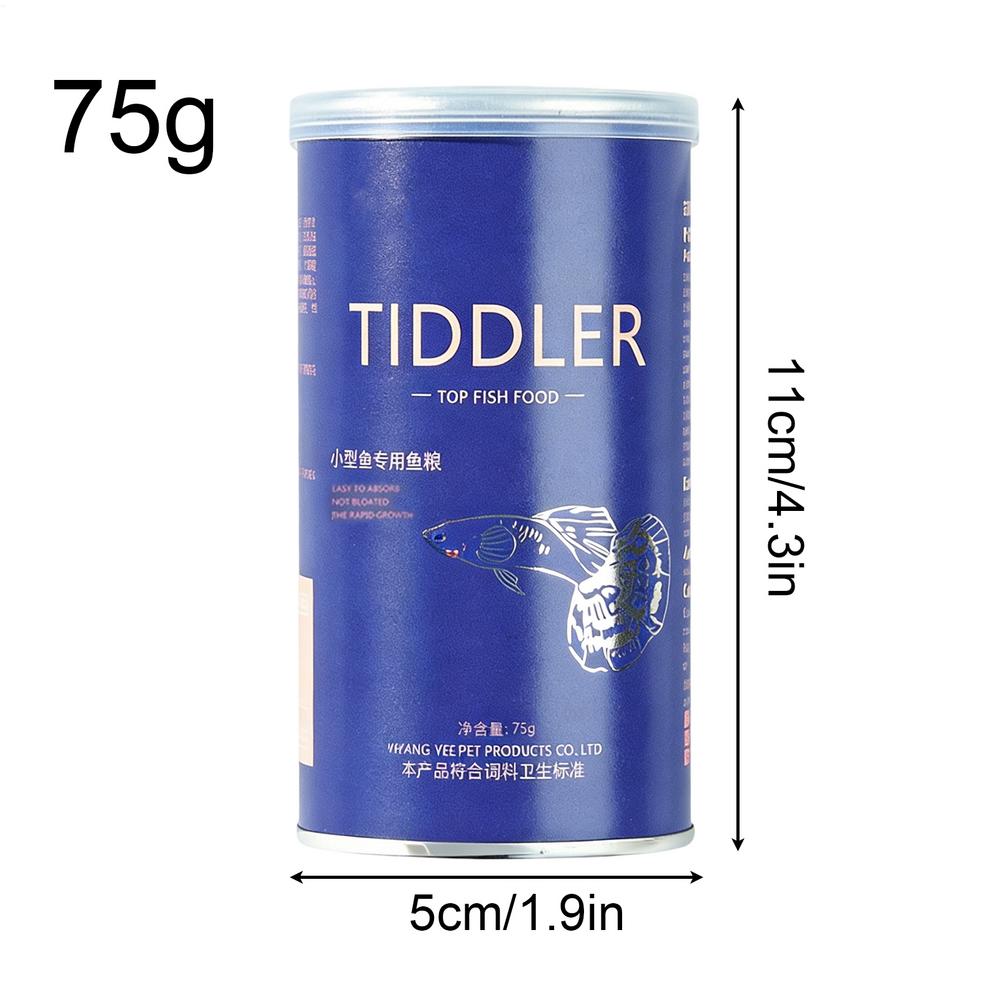 

Fish Food Pellets Aquarium Treats Small Betta Fish Food for Breeders Hobbyists Freshwater Anglers Home Office Stores Shops