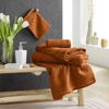 Lot De 2 Gants De Toilette 15 X 21 Cm Tendresse Caramel