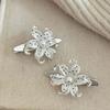 Pearl Flower Hair Clips Star Print Vintage Side Clip Elegant Flower Hairpins  Girls