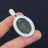 Natural Polychrome Jasper Gemstone Pendant 925 Sterling Silver Jewelry For Women
