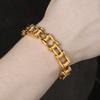Stainless Steel Biker Link Chain Bracelet High Polished Wrist Chain for Men  Gift for Him