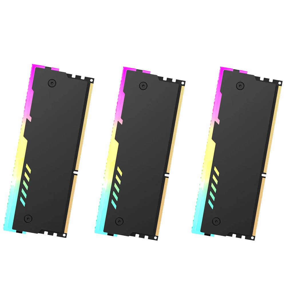 5V 3PIN ARGB RAM Heatsink RM‑1 Memory Cooling Vest with Thermal Silicone Pad for Desktop PC DDR2 DDR3 DDR4 DDR5 Memory Radiator