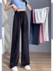 Women's High-Waisted Ice Silk Quick-Dry Cropped Pants - Summer Sun Protection, Cool and Lightweight for Petite Figures