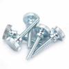 100Pcs Adjustable Step Double Handle High Head Knurled Screw M3*18
