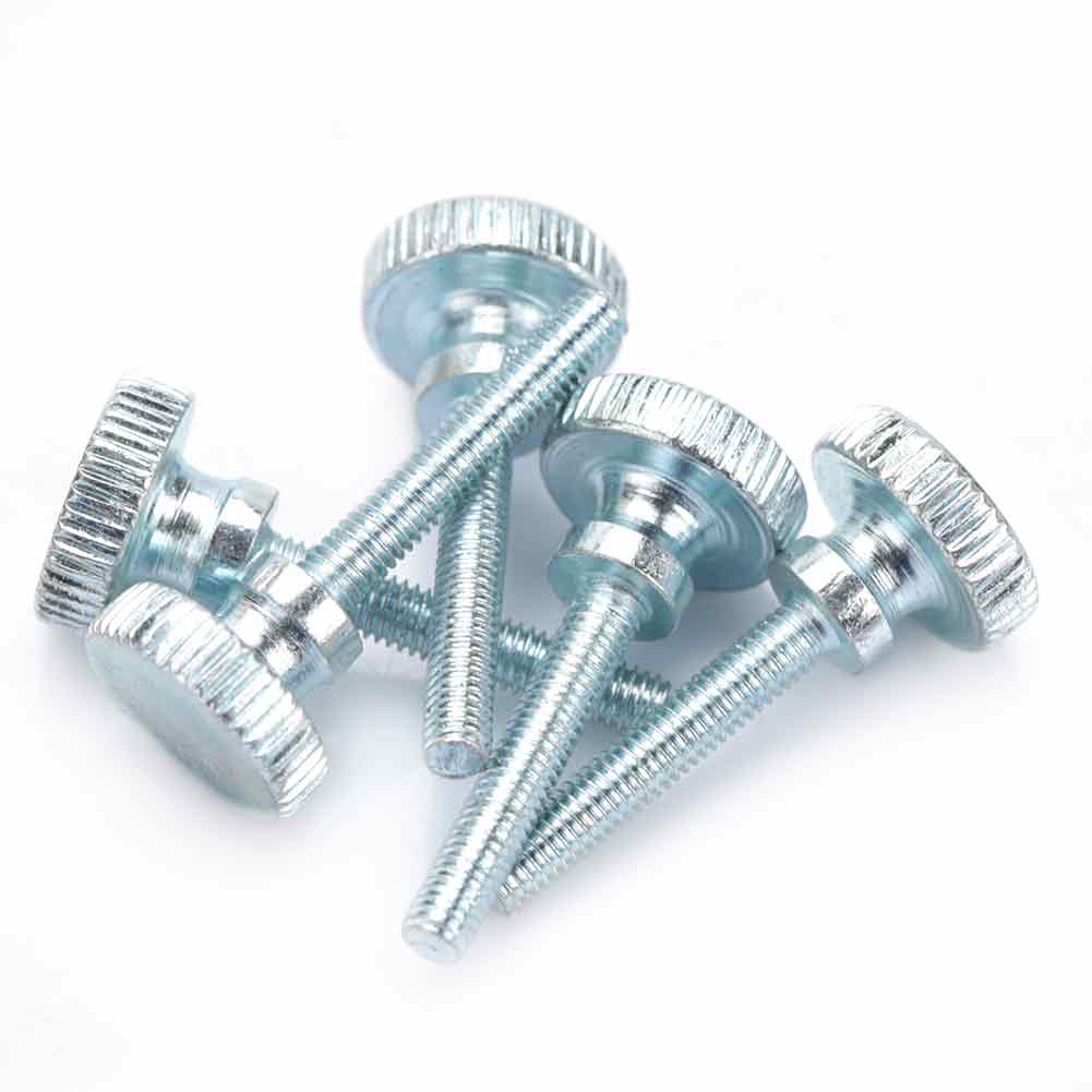 100Pcs Adjustable Step Double Handle High Head Knurled Screw M3*18