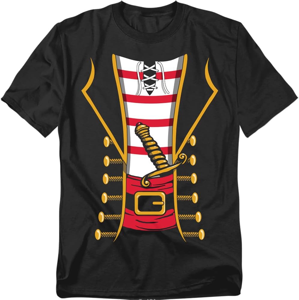 Pirate Costume Graphic Print T-shirt