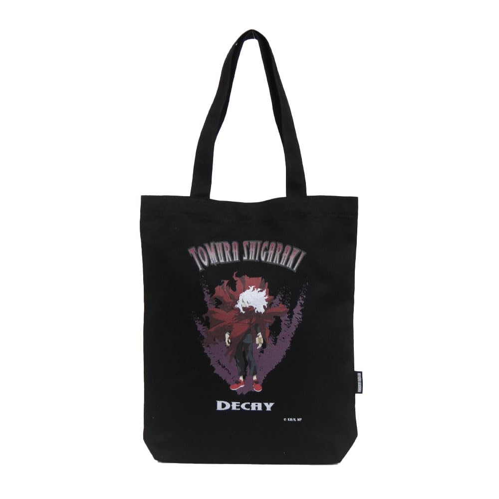 

Mist Forza Tote Bag Hero Crack Print Canvas Tote ODHA25 Black [My Academia] чорний
