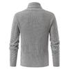 Half High Neck Sweater Men's Motorcycle Rider Slim Fit Long Sleeved Line Jacket Base Coat