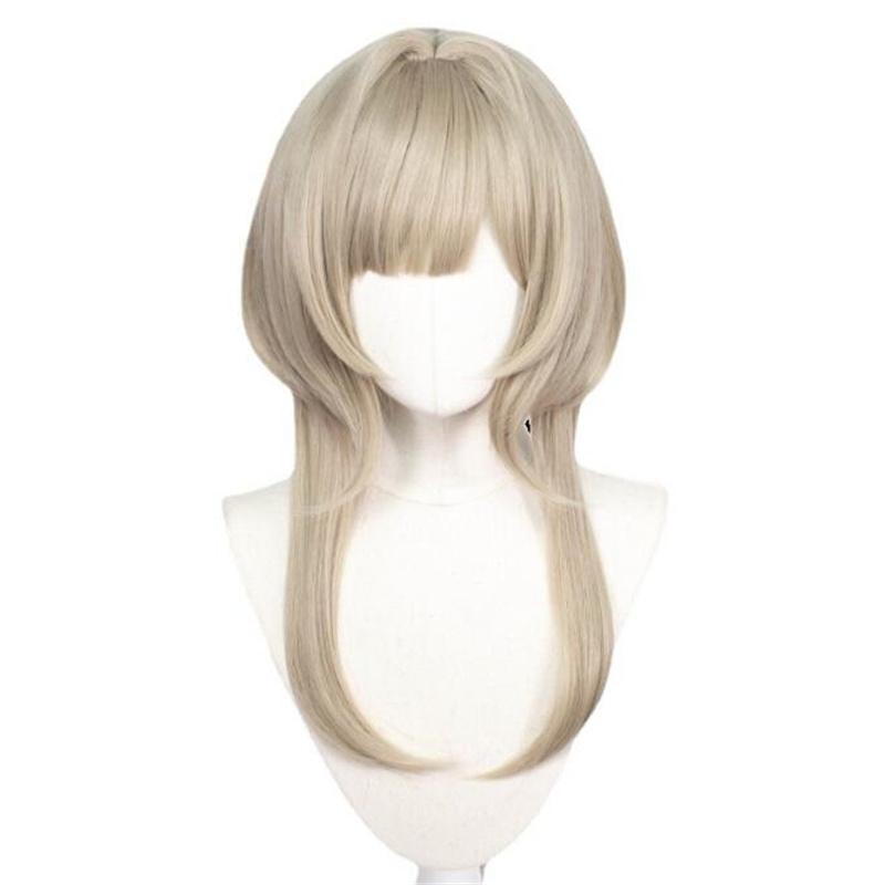 

Высококачественный игровой парик Fatui для косплея Sandrone Marionette, термостойкие синтетические волосы, парики для аниме + шапочка для парика One Size