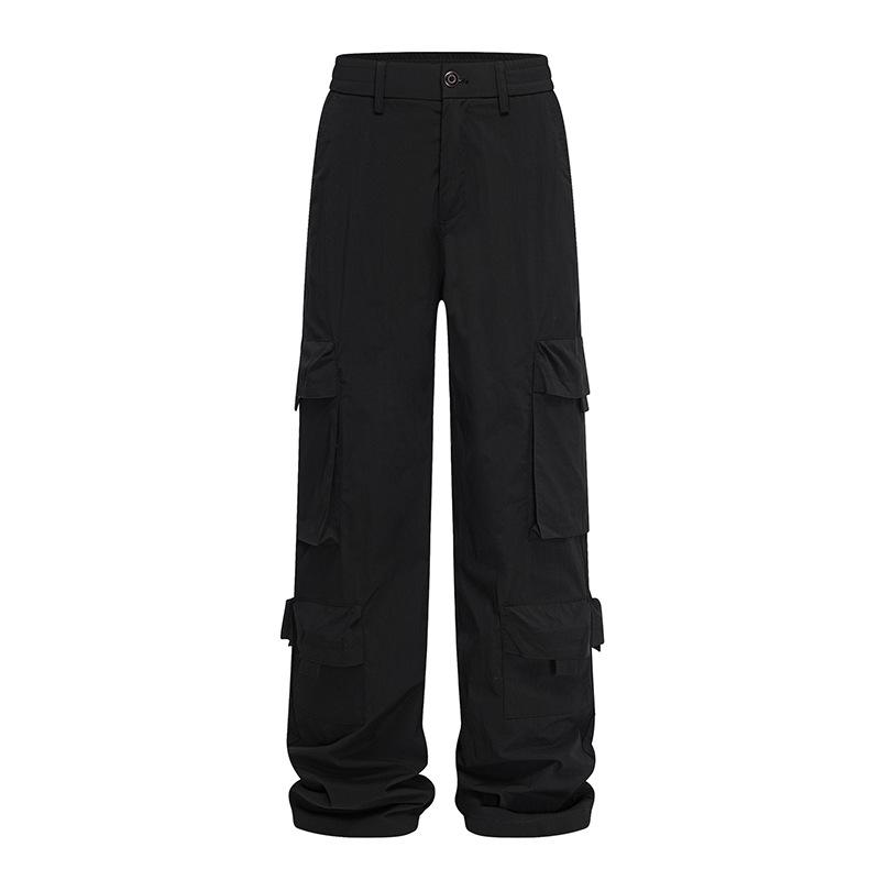 Ice Silk Quick-drying Overalls Men's Summer New Design Multi-pocket Long Pants