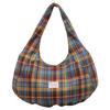 Womens Plaid Hobo Bag Casual Shoulder Handbag Large Tote Purse for Travel