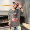 Boys' Street Explosion Short sleeved T-shirt Summer 2026 New Children's Summer Top Boys' Summer Handsome Trendy Brand