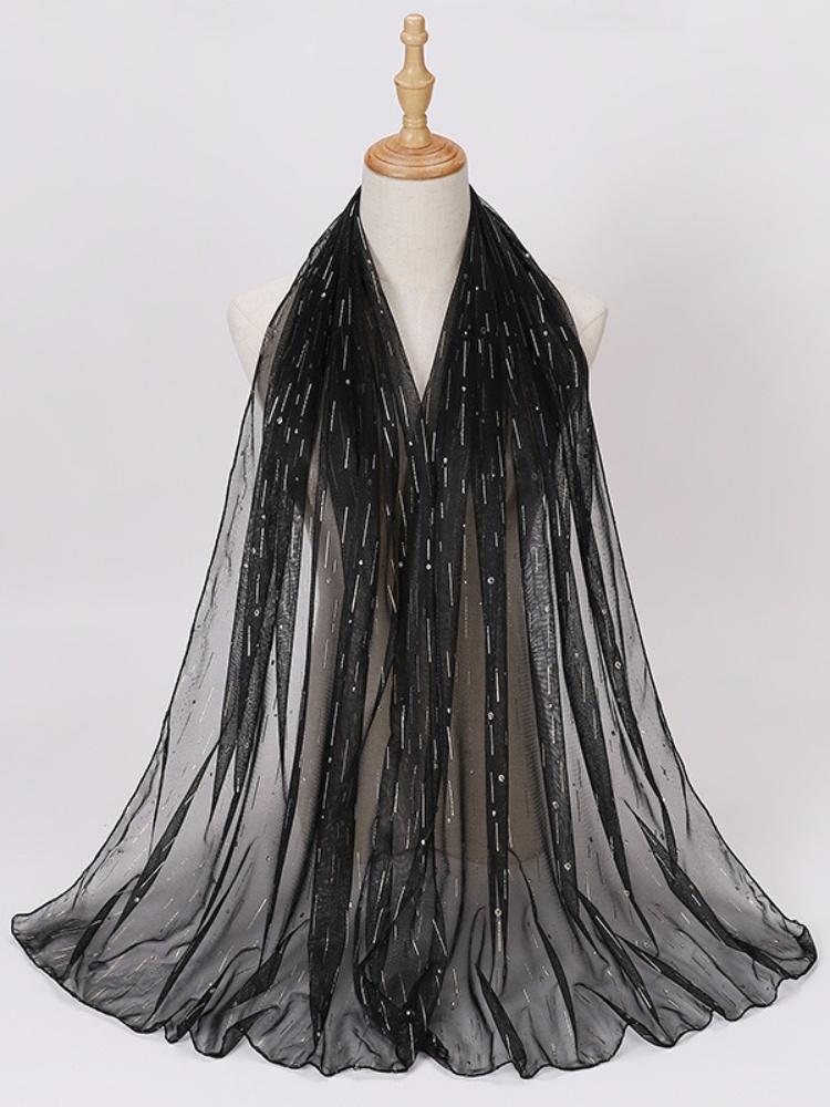 European and American Bandana Scarf Cotton Linen Yarn-dyed Striped Scarves Tassel Long Shawl Male Accessories