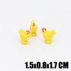 Cute Modeling Small Animals Assembled Building Block Scene Accessories Parts Chicken Husky Fighting Dog Flamingo Ornament