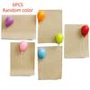 Hot Air Balloon Refrigerator Magnet Set of 6 ABS Resin Decorative Magnetic Stickers Message Board Feature Fridge Metal Surface