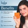 BAKE 2% Kojic Acid Scrub Treatment Soap (100 Gms Pack of 3) with Alpha Arbutin, Lactic Acid & Niacinamide | For Pigmentation, Dark Spots, Tan Remov