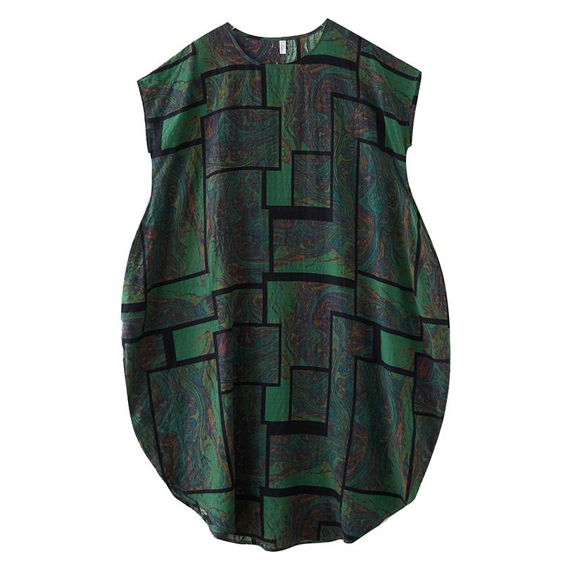 Kısa kollu Büyük beden Pamuklu vintage çiçekli yeni elbiseler kadınlar için rahat bol uzun yazlık elbise