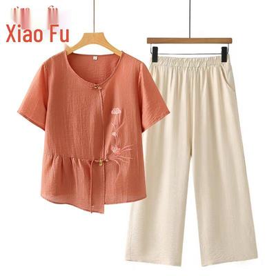 Xiao Fu Damen Elegante Sommer-Outfits im chinesischen Stil