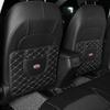 1/2Pcs Leather Car Anti-Kick Mats Auto Seat Back Protector Cover For KIA Cerato Sportage R K2 K3 K5 K6 K7 K8 RIO 3 4 sorento picanto