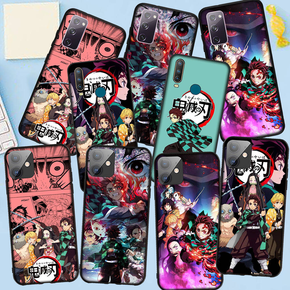 Phone Case for iPhone 17 16 15 Plus Huawei P30 P20 Lite Redmi Note 14 12 11 13 Pro Max OPPO A60 A80 A40 A18 Kamado Nezuko Demon Slayer Tanjirou Cover