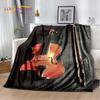 Classical Violin Music Plush Throw Blanket Soft Flannel for Living Room Bedroom Bed Sofa Picnic Cover