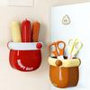 Refrigerator Magnetic Storage Box Punch-free Wall Mounted Dopamine Fridge Sundries Container Desktop Pen Holder