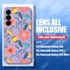 Flower Painted Shell For Samsung Galaxy S24 S22 Ultra Plus S23 S21 S20 Fe A52 A53 A54 A34 14 5g A51 A32 A13 4g Slim Shockproof Tpu Hybrid Case Cover