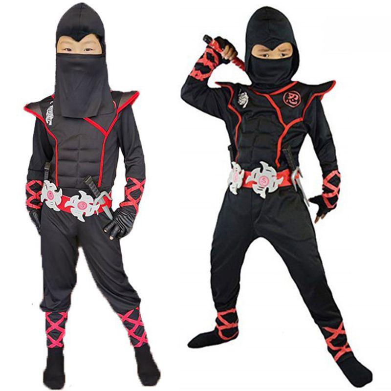 Stunning Ninjago Cosplay Costume For Kids Boys Assassin Carnival Party Fun